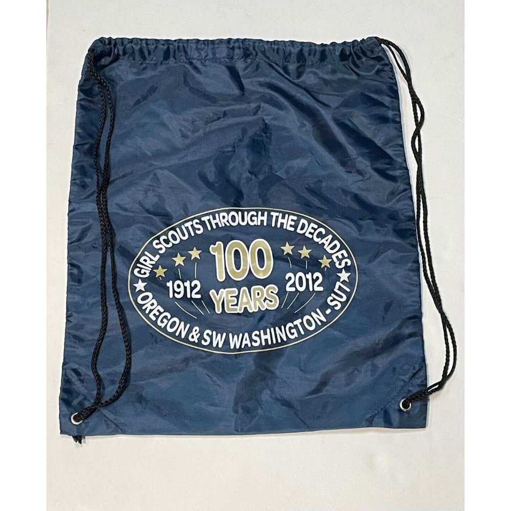 Girl Scouts gym backpack workout bag drawstring 100 years decades Oregon